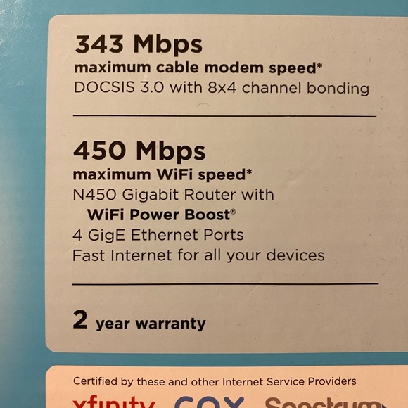Motorola modem and router all in one - Picture 2 of 2